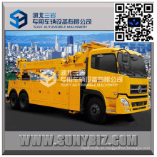 Alta qualidade 6x4 Dongfeng 16 Ton Boom Heavy Duty Rotator caminhão de reboque Wrecker